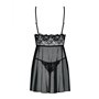 Nuisette & String Imperia S/M Obsessive Idillia babydoll Noir