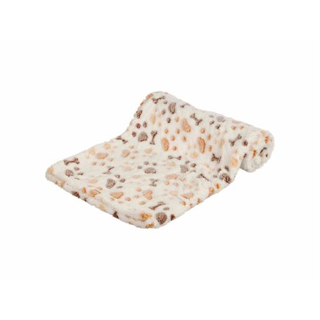 Couverture pour animaux de compagnie Trixie Lingo Blanc Beige 75 × 50 cm