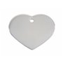 Plaque d'identification Imarc Heart Argenté