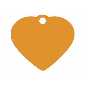 Plaque d'identification Imarc Heart Orange