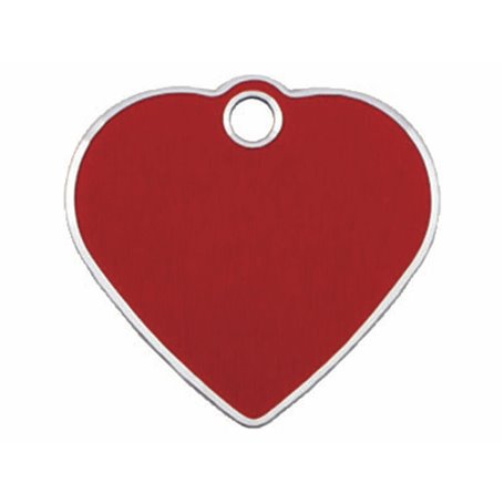 Plaque d'identification Imarc Heart Rouge