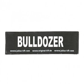 Étiquettes pour harnais Julius K9 BULLDOZER L