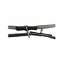 Laisse réglable pour chien Trixie Noir Gris S/M 2 m