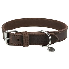 Collier pour Chien Trixie Rustic Brun foncé M/L 42-48 cm
