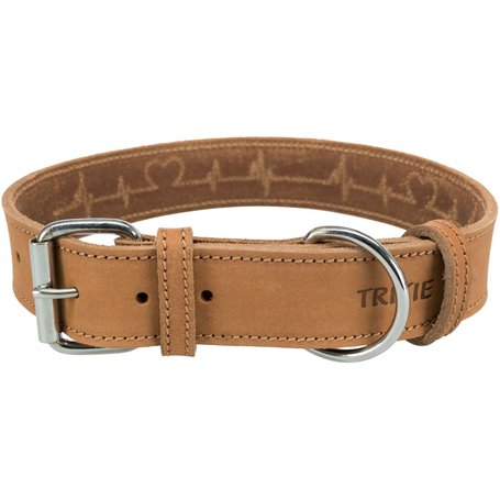 Collier pour Chien Trixie Heartbeat Marron L/XL 55-65 cm