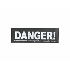 Étiquettes pour harnais Trixie DANGER! L