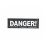 Étiquettes pour harnais Trixie DANGER! L