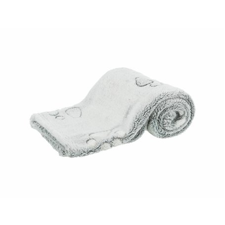 Couverture pour animaux de compagnie Trixie Nando Gris clair Polyester 75 × 50 cm