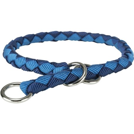 Collier de dressage Trixie Cavo Bleu de Colbat Indigo 30-36 cm