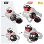 Harnais pour Chien Trixie Power Anthracite L