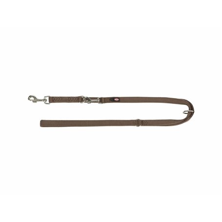 Laisse réglable pour chien Trixie Premium Noisette M/L