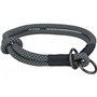 Collier d'entraînement pour chiens Trixie Soft Rope Noir Gris M 45 cm