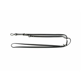 Laisse réglable pour chien Trixie CityStyle Noir S/M