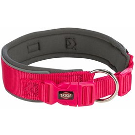 Collier pour Chien Trixie Premium Graphite Fuchsia L 46-55 cm