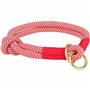 Collier d'entraînement pour chiens Trixie Soft Rope Rouge Crème XS/S 30 cm