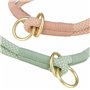 Collier d'entraînement pour chiens Trixie Soft Rope Rose S/M 40 cm