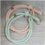 Collier d'entraînement pour chiens Trixie Soft Rope Rose S/M 40 cm