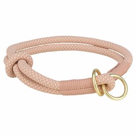 Collier d'entraînement pour chiens Trixie Soft Rope Rose L/XL 55 cm
