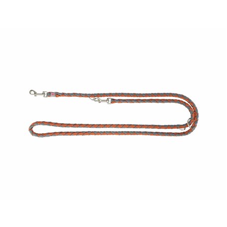 Laisse réglable pour chien Trixie Orange Graphite L/XL 2 m