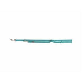 Laisse réglable pour chien Trixie Premium Bleu clair M/L