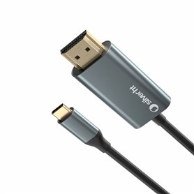 Câble USB-C vers HDMI Silver HT LOGAN Noir