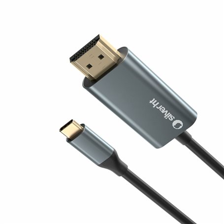 Câble USB-C vers HDMI Silver HT LOGAN Noir