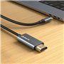 Câble USB-C vers HDMI Silver HT LOGAN Noir