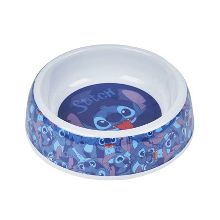 Mangeoire pour chiens Stitch Bleu