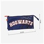 Trousse Fourre-Tout Triple Harry Potter Howarts 22,5 x 2 x 11,5 cm Bleu foncé