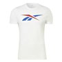 T-shirt à manches courtes homme Reebok GS VECTOR TEE 100065058 Blanc