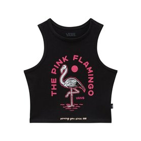 Débardeur Femme Vans FLAMINGHOST FITTED TANK VN000GH8BLK1 Noir