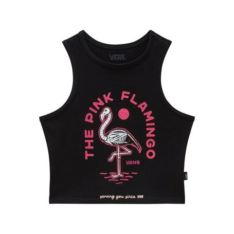 Débardeur Femme Vans FLAMINGHOST FITTED TANK VN000GH8BLK1 Noir