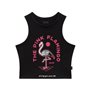 Débardeur Femme Vans FLAMINGHOST FITTED TANK VN000GH8BLK1 Noir