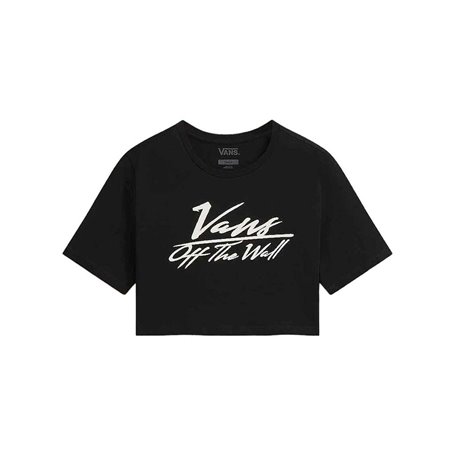 T-shirt à manches courtes femme Vans GO ANYPLACE CREW CROP II Noir