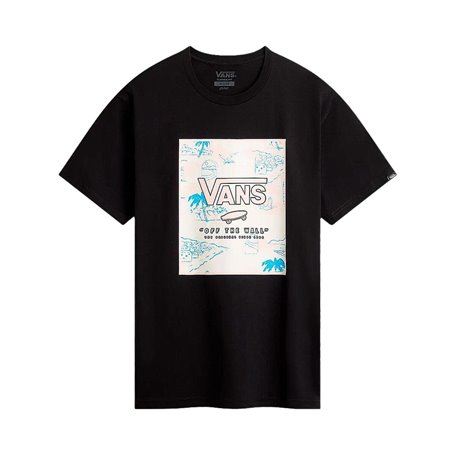 T-shirt à manches courtes homme Vans MN CLASSIC PRINT BOX VN0A5E7YCYV1 Orange