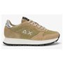 Baskets Casual pour Femme SUN68 ALLY GLITTER TEXTILE Z44204 Marron