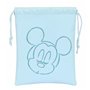 Sac pour snack Mickey Mouse Baby Bleu clair Polyuréthane 20 x 25 cm