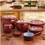 Casserole Quid Clasico Esmalte Bordeaux Métal Acier Ø 14 cm (12 Unités)