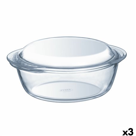 Casserole avec Couvercle Pyrex Essentials Transparent 3