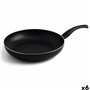 Poêle Quid Hydra Noir Métal Bakélite Ø 30 cm (6 Unités)