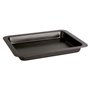 Plateau pour Four Quid Sweet Grey Noir Métal 36 x 24 x 4 cm (12 Unités)