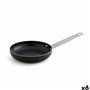 Poêle Quid Pro Chef Noir Métal Acier Ø 28 cm (6 Unités)