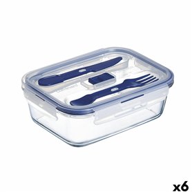 Boîte à lunch hermétique Luminarc Pure Box Active Bicolore verre 1