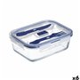 Boîte à lunch hermétique Luminarc Pure Box Active Bicolore verre 1