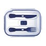 Boîte à lunch hermétique Luminarc Pure Box Active Bicolore verre 1,22 L 16 cm (6 Unités)