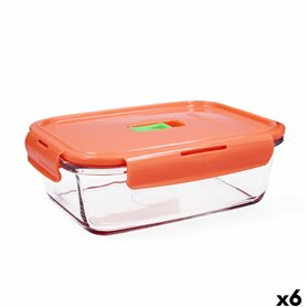 Boîte à lunch hermétique Luminarc Pure Box Holy Bicolore verre 1