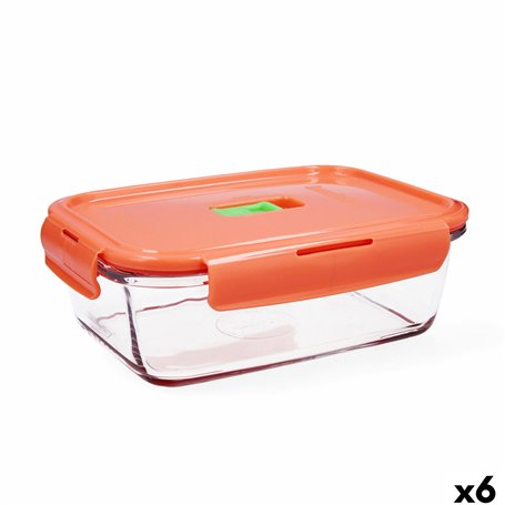 Boîte à lunch hermétique Luminarc Pure Box Holy Bicolore verre 1