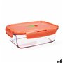 Boîte à lunch hermétique Luminarc Pure Box Holy Bicolore verre 1