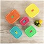 Boîte à lunch hermétique Luminarc Pure Box Holy Bicolore verre 820 ml (6 Unités)