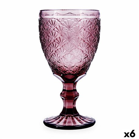 Verre Bidasoa Rose Moon Rose verre 350 ml (6 Unités)